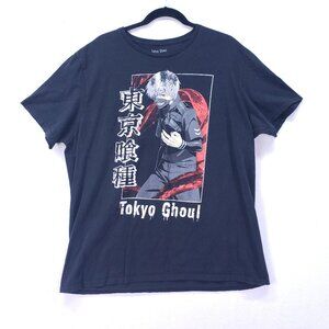 Tokyo Ghoul T-Shirt XL Unisex Ken Kaneki Anime Funimation Black Graphic Print